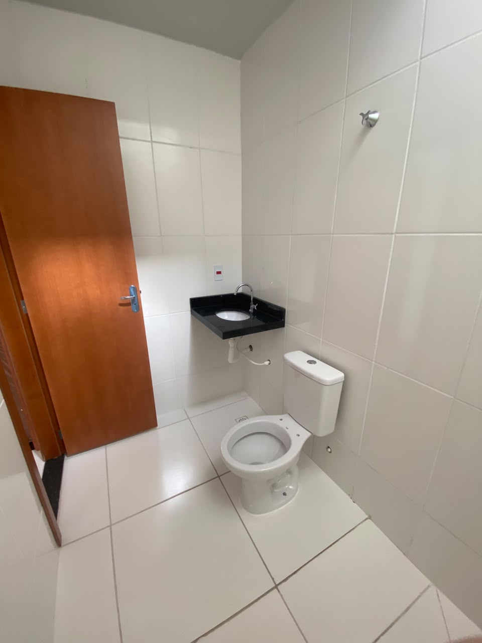 Primeira vista do banheiro